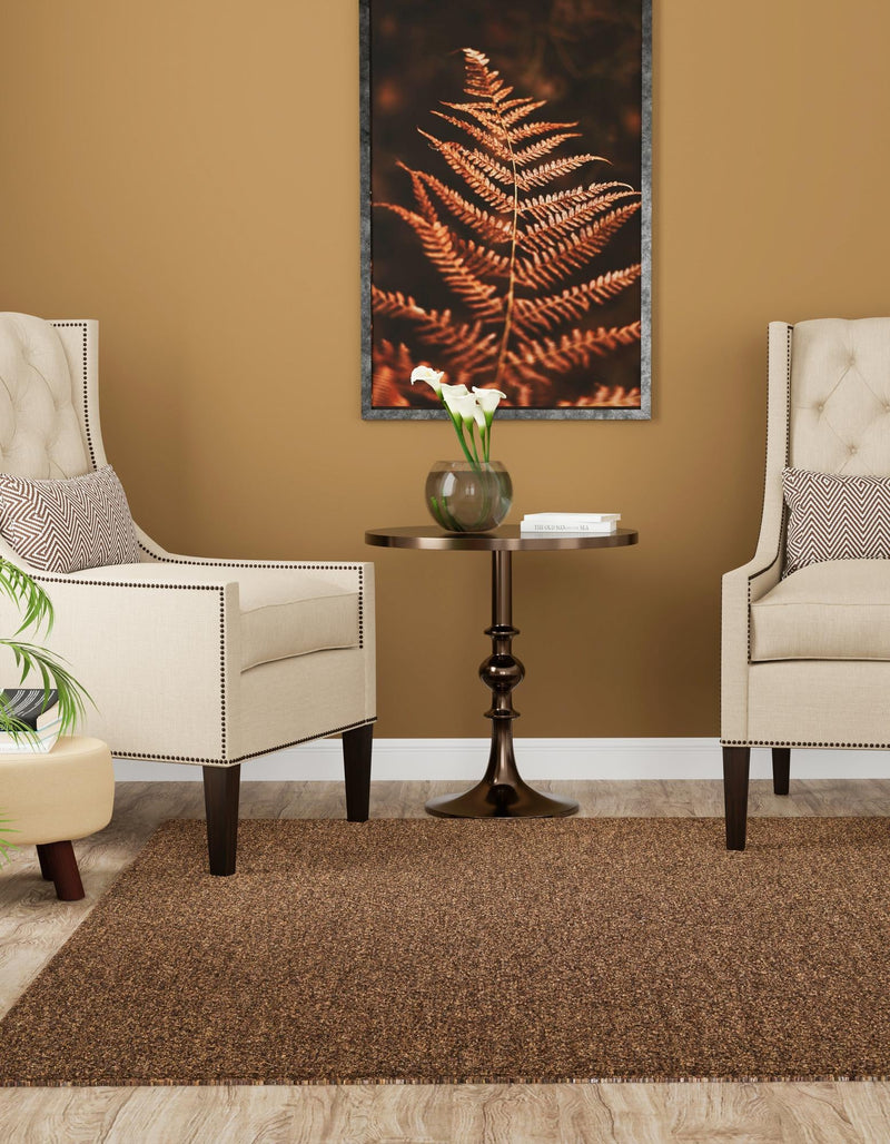 Sahara Sands Collection Area Rug - Rosetta Square Brown lifestyle 27