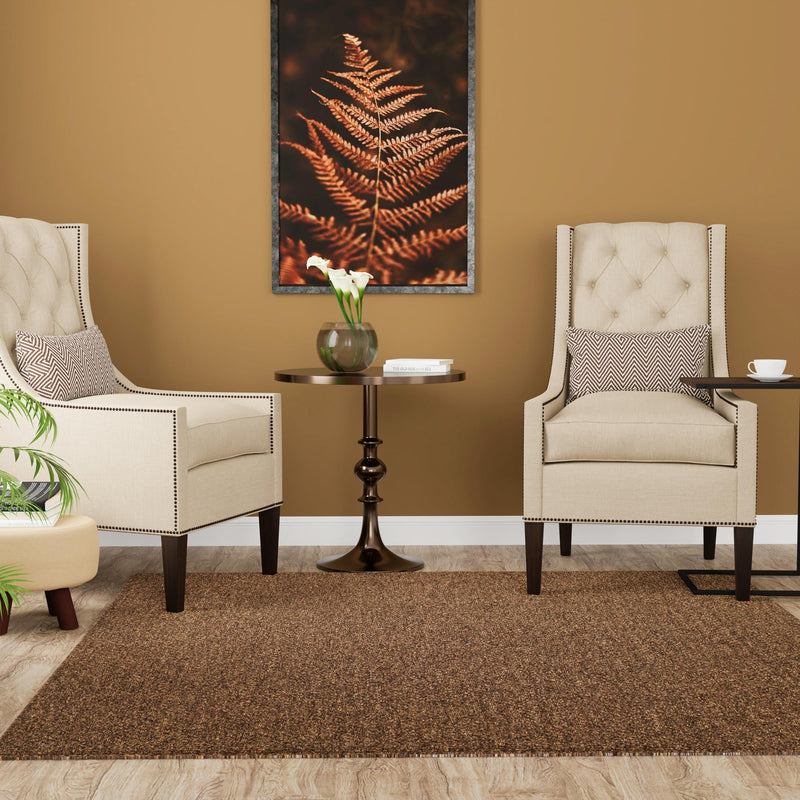 Sahara Sands Collection Area Rug - Rosetta Square Brown lifestyle 45