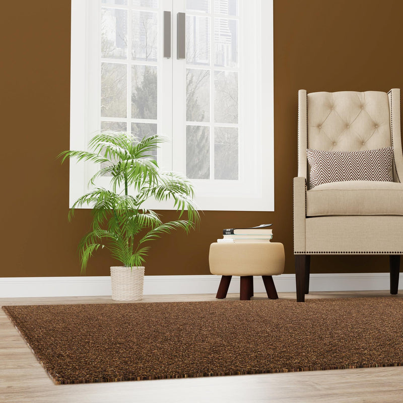 Sahara Sands Collection Area Rug - Rosetta Square Brown lifestyle 47