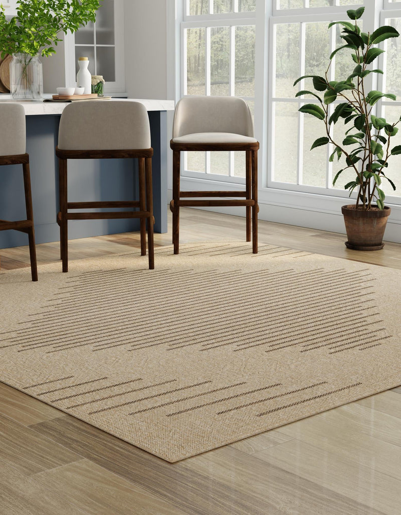 Sahara Sands Collection Area Rug - Merimde Square Natural lifestyle 40