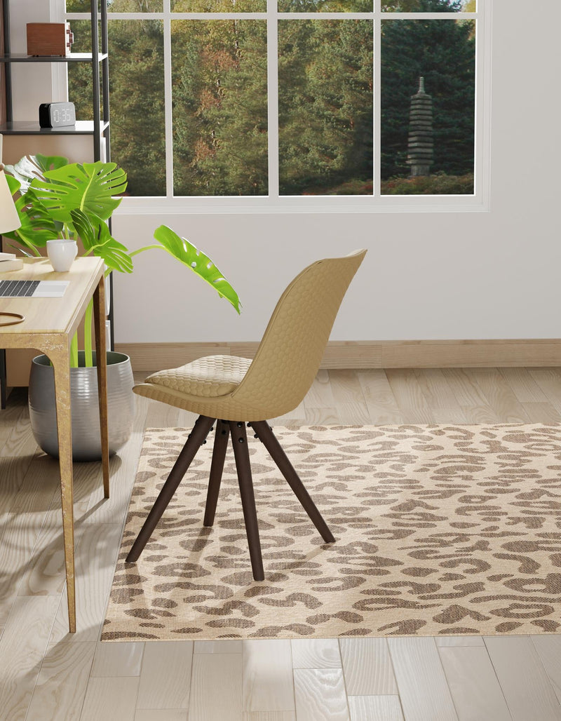 Sahara Sands Collection Area Rug - Buto Square Natural lifestyle 39
