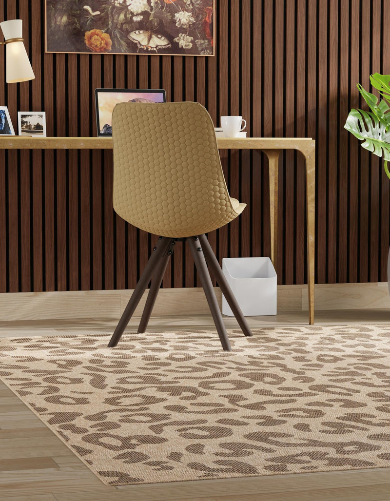 Sahara Sands Collection Area Rug - Buto Square Natural lifestyle 41