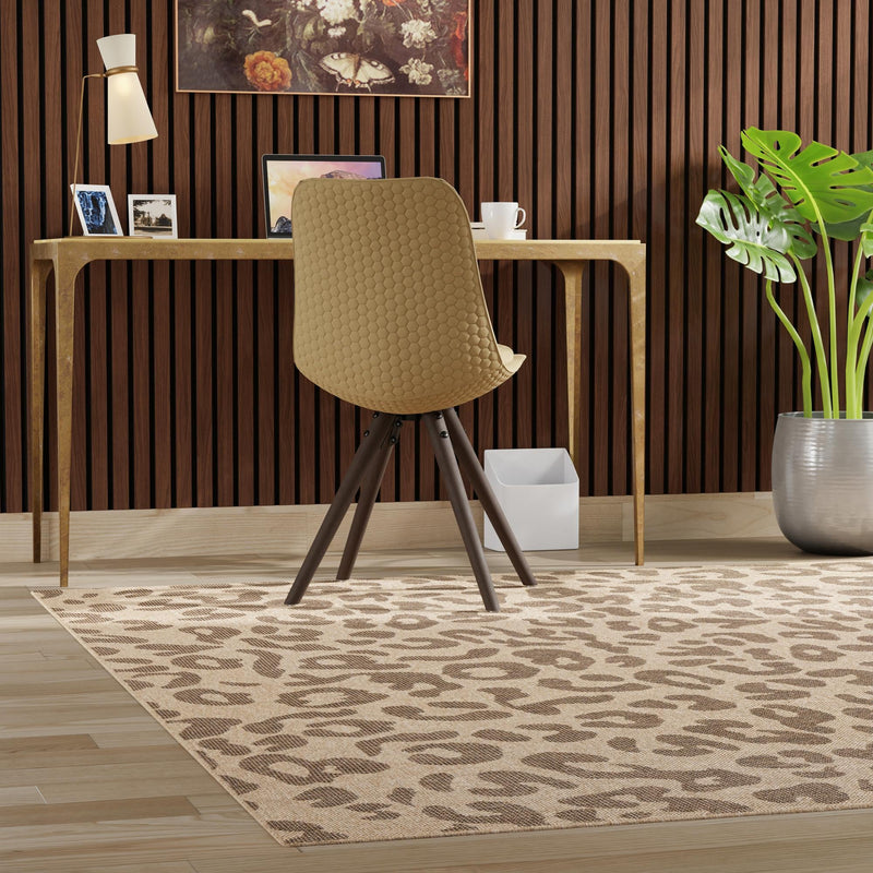 Sahara Sands Collection Area Rug - Buto Square Natural lifestyle 79