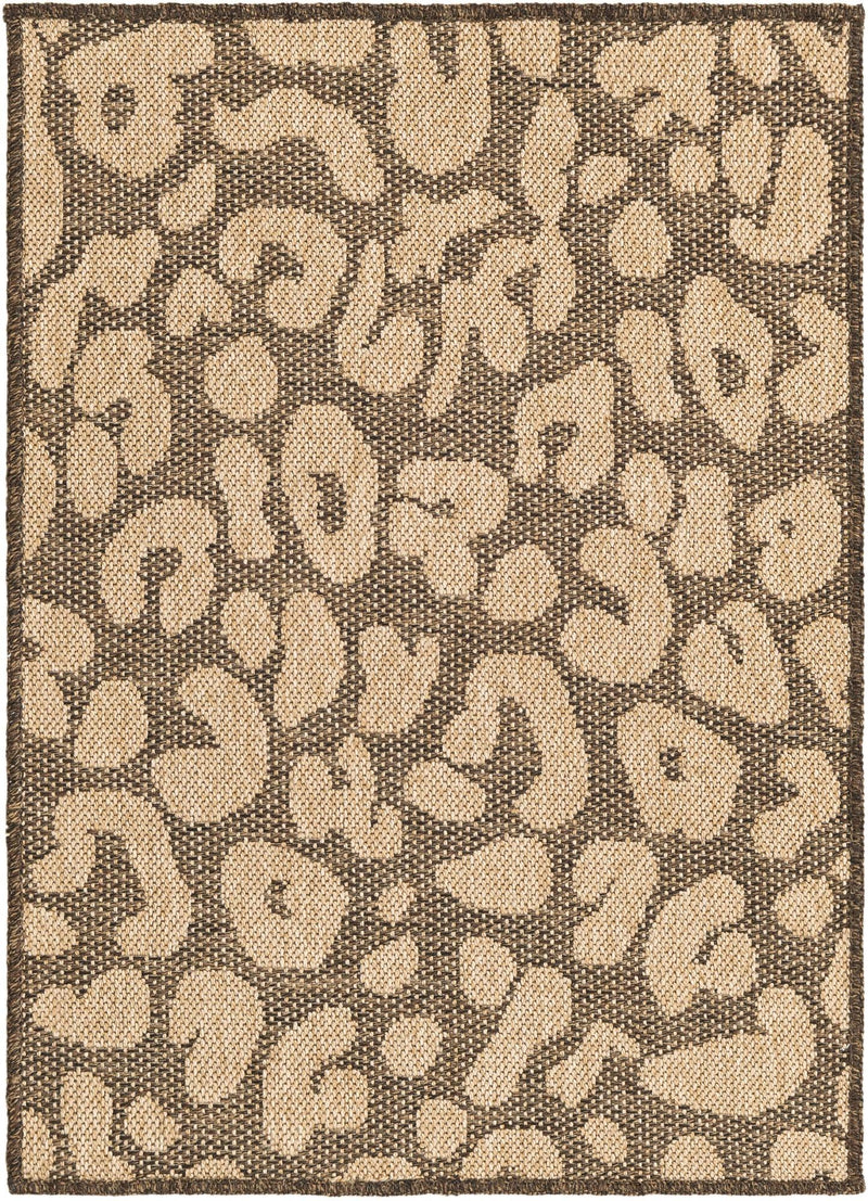 Sahara Sands Collection Area Rug - Buto Rectangle Brown Main