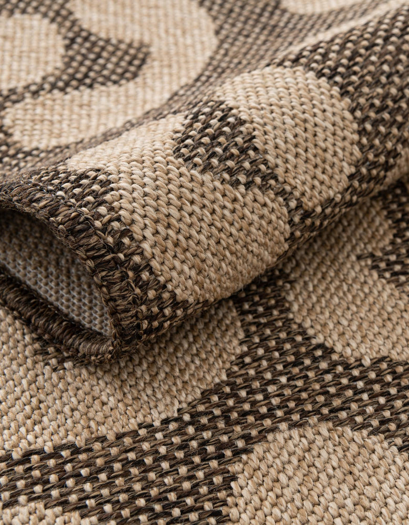 Sahara Sands Collection Area Rug - Buto Rectangle Brown lifestyle 9