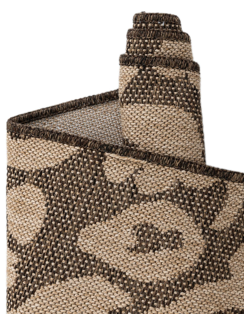 Sahara Sands Collection Area Rug - Buto Rectangle Brown lifestyle 19