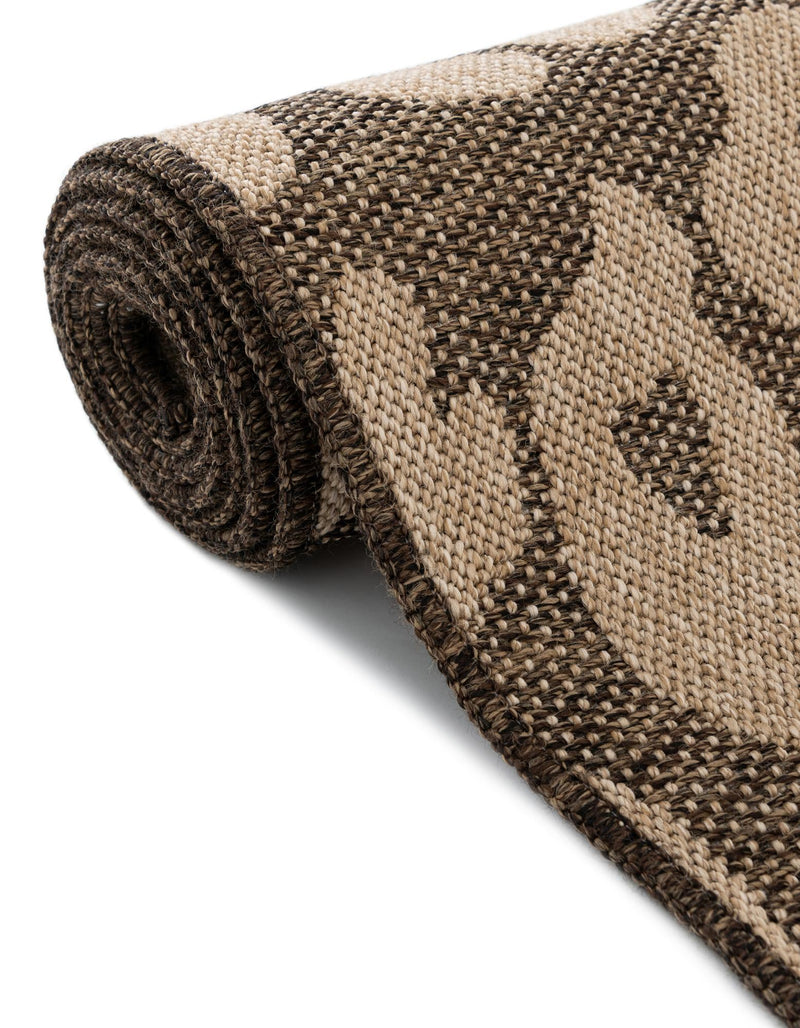 Sahara Sands Collection Area Rug - Buto Rectangle Brown lifestyle 21