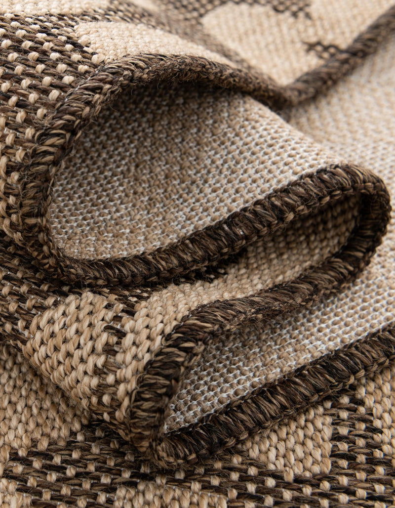 Sahara Sands Collection Area Rug - Buto Rectangle Brown lifestyle 23