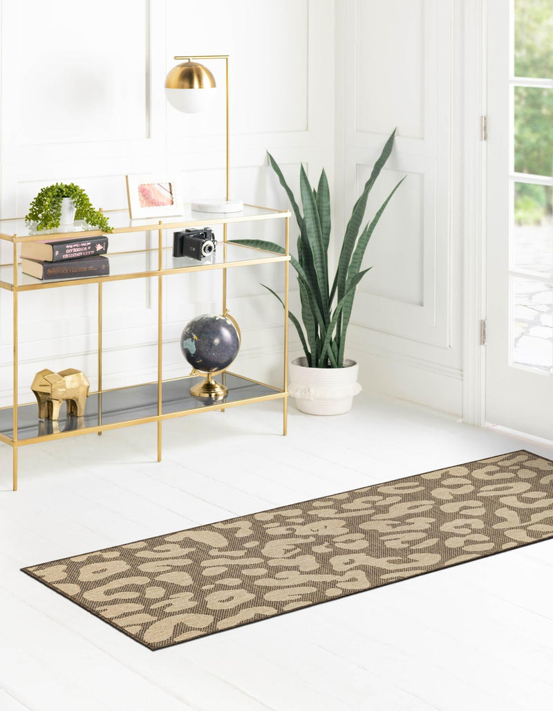 Sahara Sands Collection Area Rug - Buto Runner Brown lifestyle 37