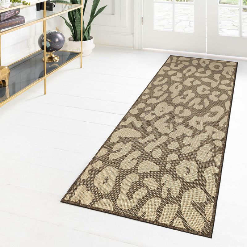 Sahara Sands Collection Area Rug - Buto Runner Brown lifestyle 72