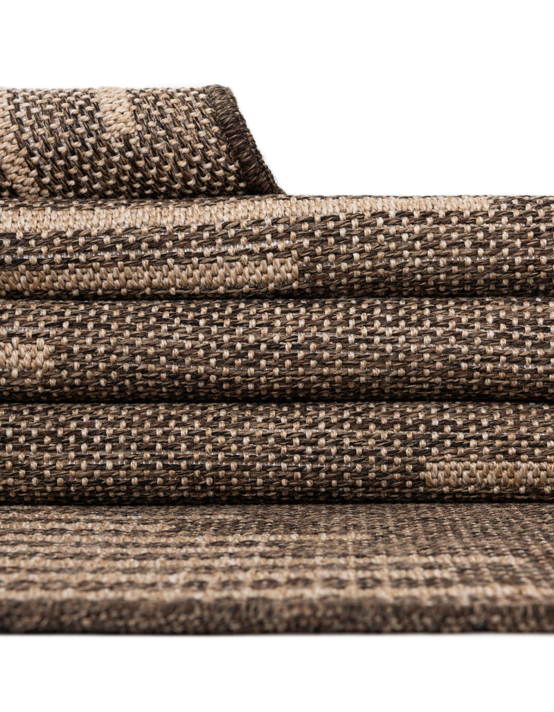 Sahara Sands Collection Area Rug - Merimde Rectangle Brown lifestyle 26