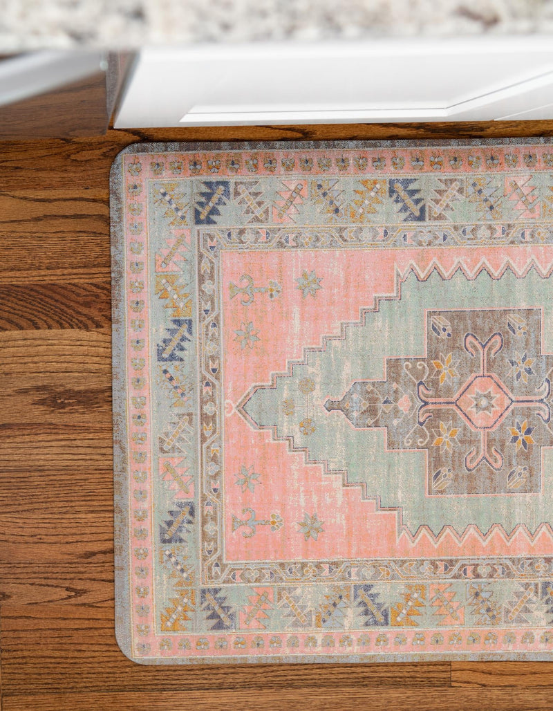Cozy Haven Mat Collection Area Rug - Nook Rectangle Rose Pink lifestyle 7