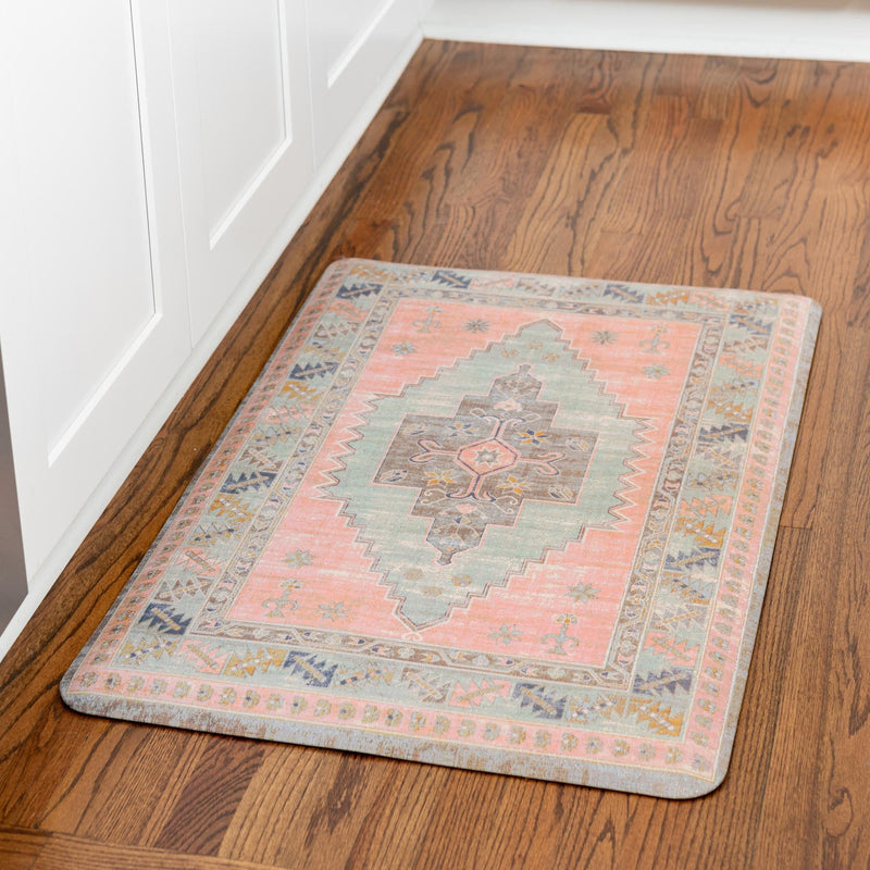 Cozy Haven Mat Collection Area Rug - Nook Rectangle Rose Pink lifestyle 22