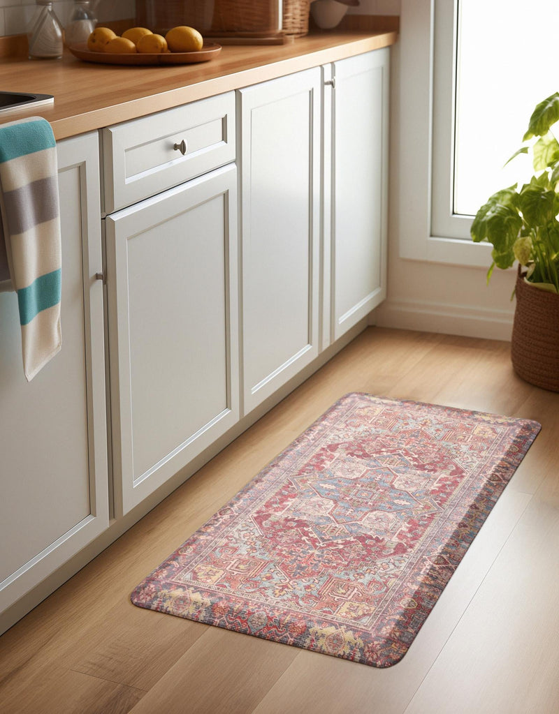 Cozy Mat Collection Area Rug - Utopia Rectangle Antique Red lifestyle 21
