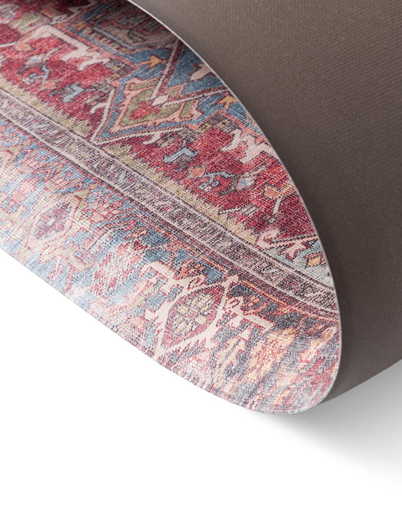 Cozy Mat Collection Area Rug - Utopia Rectangle Antique Red lifestyle 32