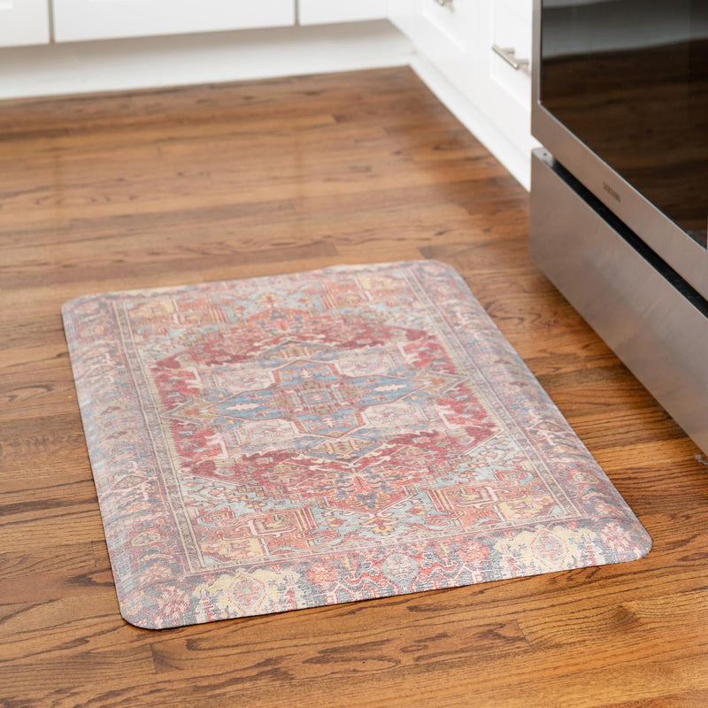 Cozy Mat Collection Area Rug - Utopia Rectangle Antique Red lifestyle 43