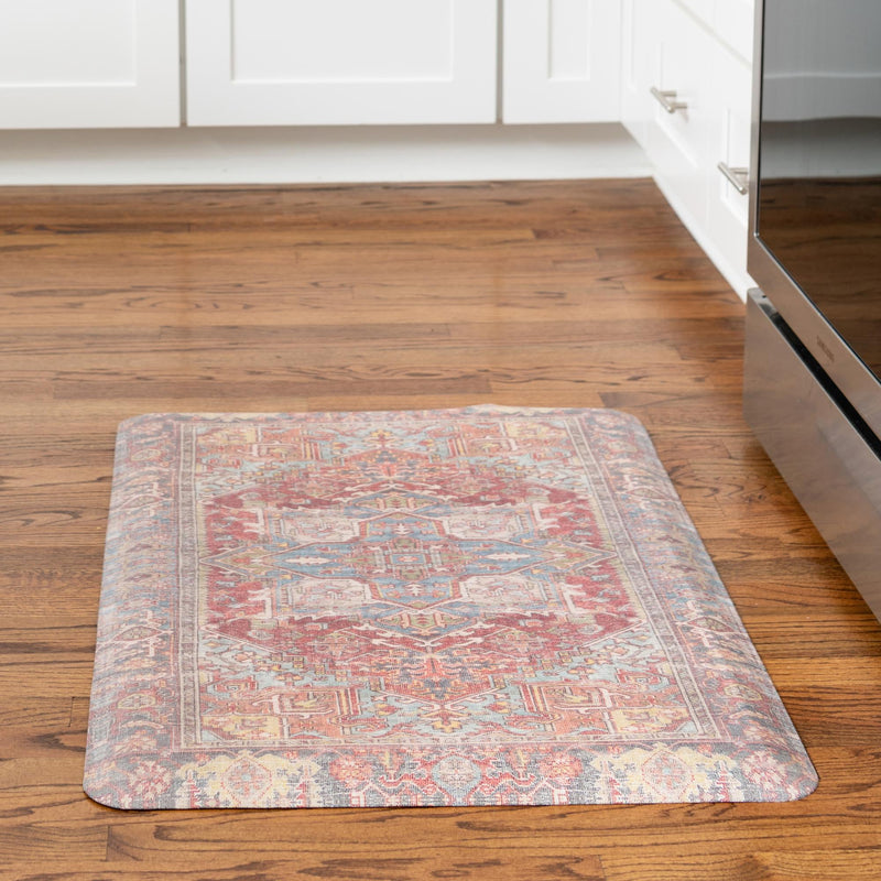 Cozy Mat Collection Area Rug - Utopia Rectangle Antique Red lifestyle 46