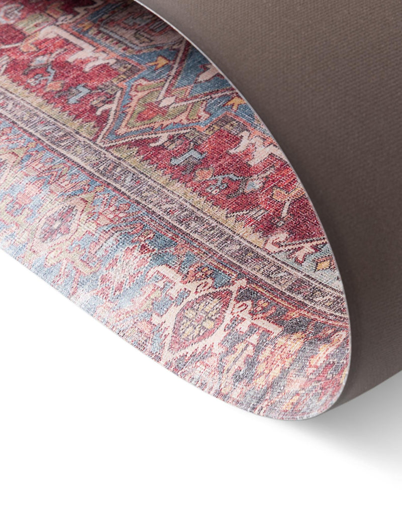 Cozy Mat Collection Area Rug - Utopia Rectangle Antique Red lifestyle 33