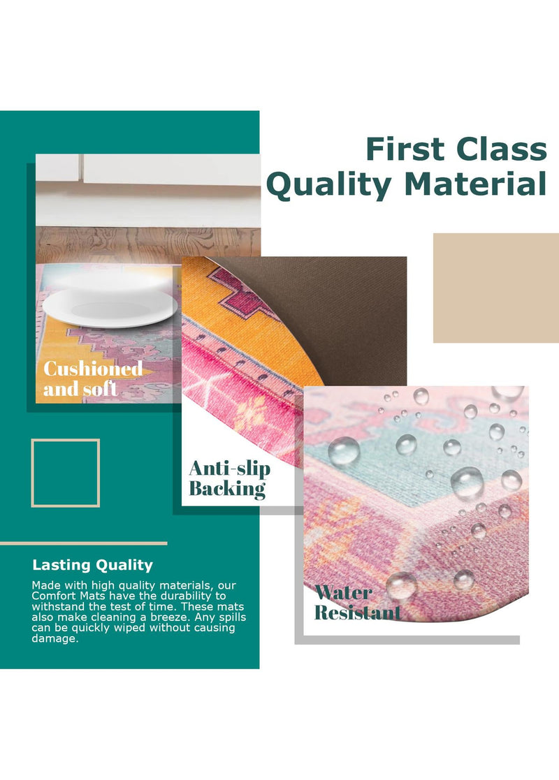 Cozy Haven Mat Collection Area Rug - Utopia Rectangle Pink lifestyle 21