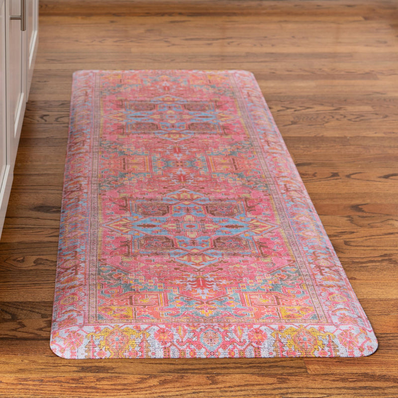 Cozy Haven Mat Collection Area Rug - Utopia Rectangle Pink lifestyle 25