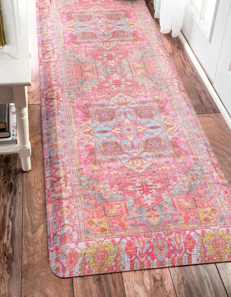 Cozy Haven Mat Collection Area Rug - Utopia Rectangle Pink lifestyle 6