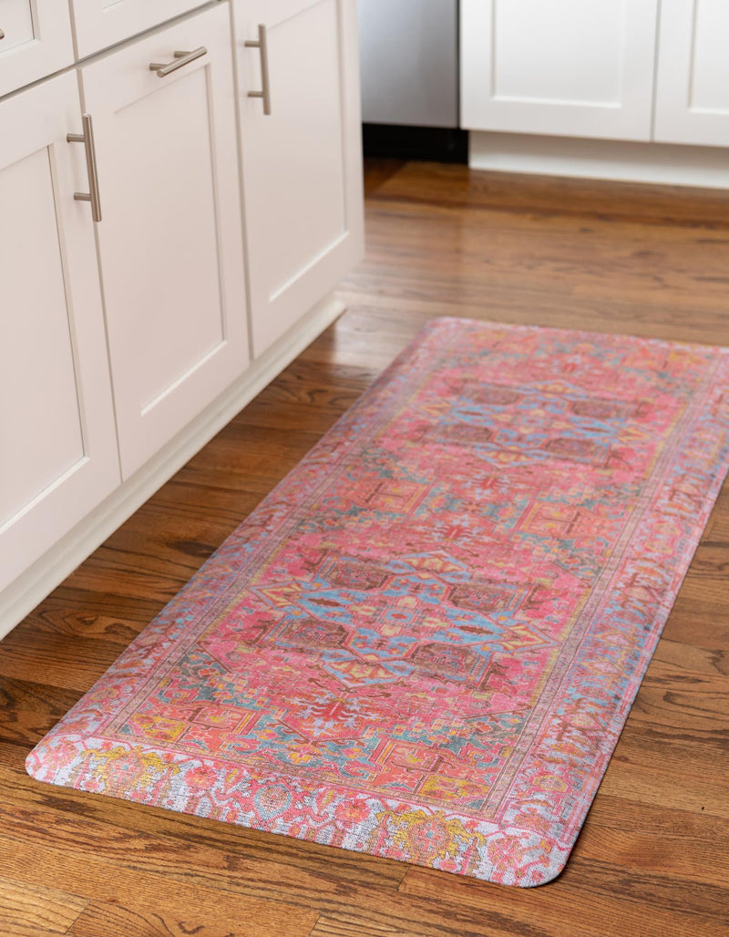 Cozy Haven Mat Collection Area Rug - Utopia Rectangle Pink lifestyle 8