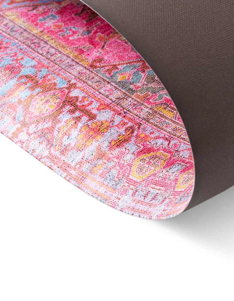 Cozy Haven Mat Collection Area Rug - Utopia Rectangle Pink lifestyle 16