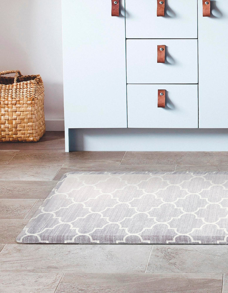 Cozy Mat Collection Area Rug - Bliss Rectangle Gray lifestyle 13