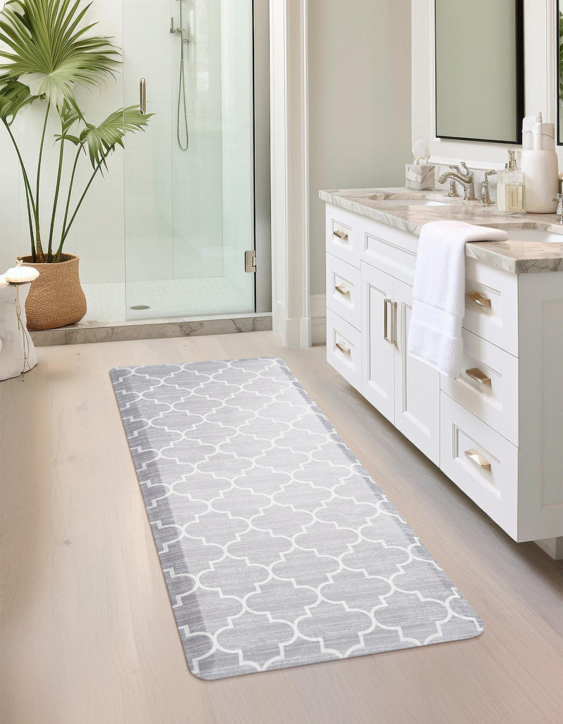 Cozy Mat Collection Area Rug - Bliss Rectangle Gray lifestyle 42
