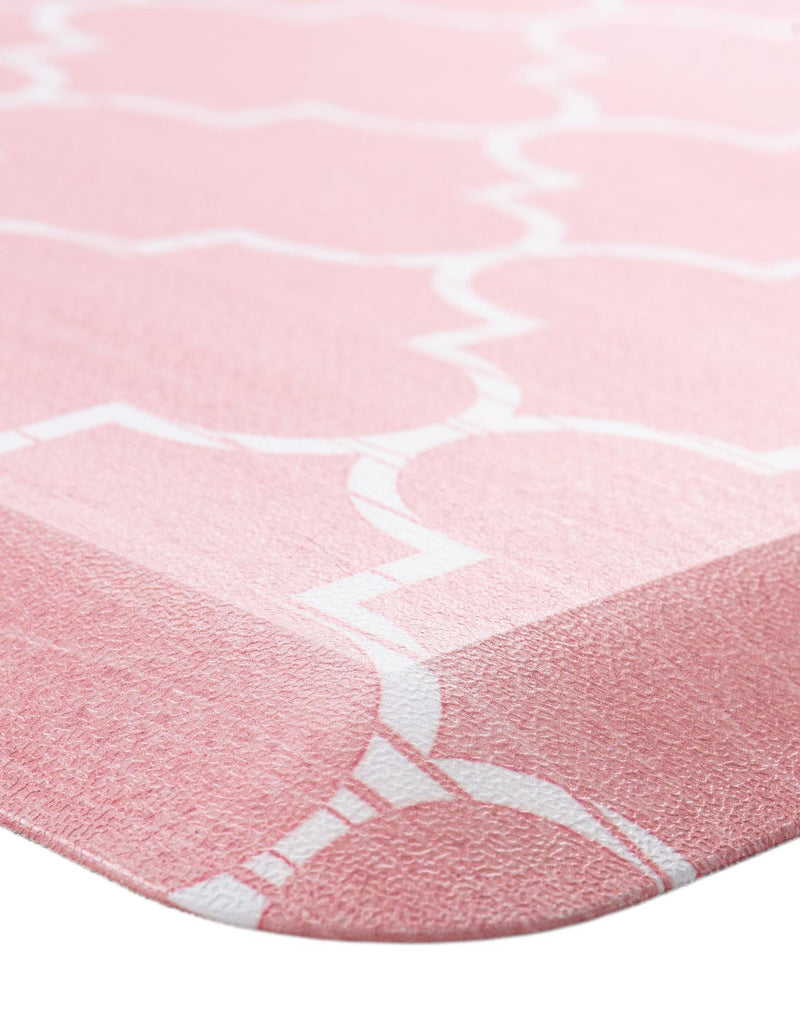 Cozy Haven Mat Collection Area Rug - Bliss Rectangle Rose Pink lifestyle 12