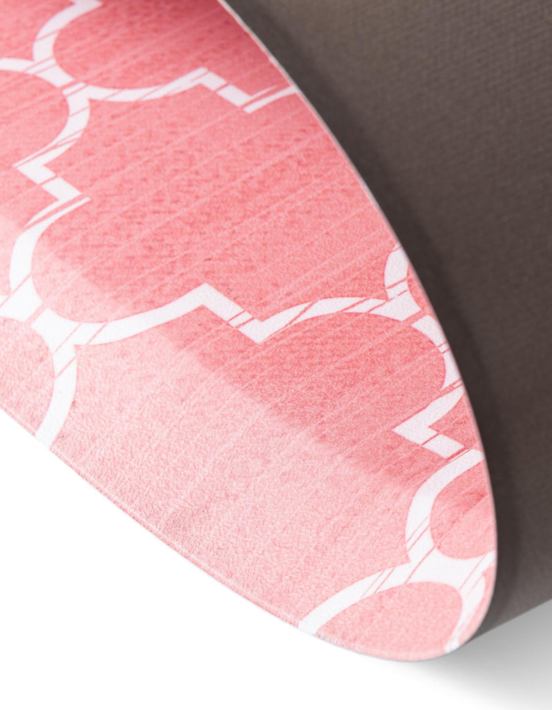 Cozy Haven Mat Collection Area Rug - Bliss Rectangle Rose Pink lifestyle 14
