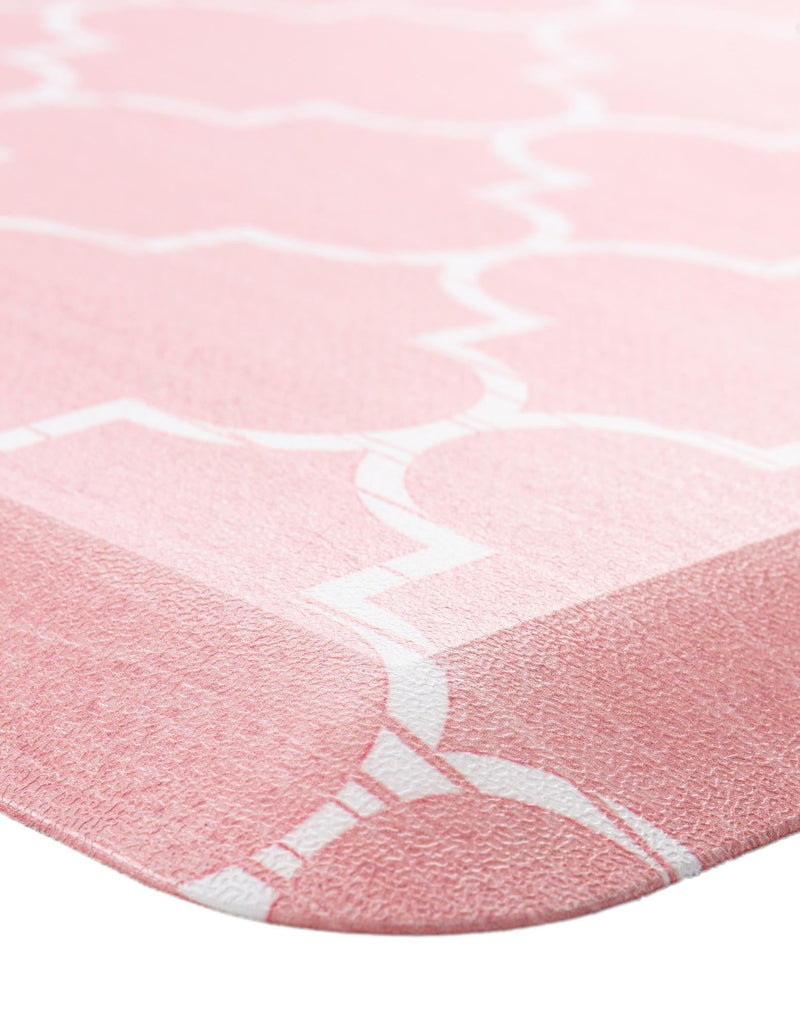 Cozy Haven Mat Collection Area Rug - Bliss Rectangle Rose Pink lifestyle 13