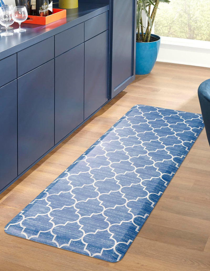 Cozy Mat Collection Area Rug - Bliss Rectangle Blue lifestyle 8