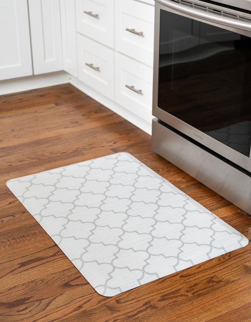 Cozy Mat Collection Area Rug - Bliss Rectangle white Gray lifestyle 9