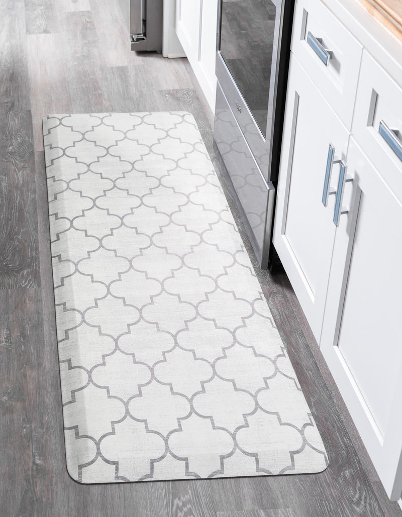 Cozy Mat Collection Area Rug - Bliss Rectangle white Gray lifestyle 10