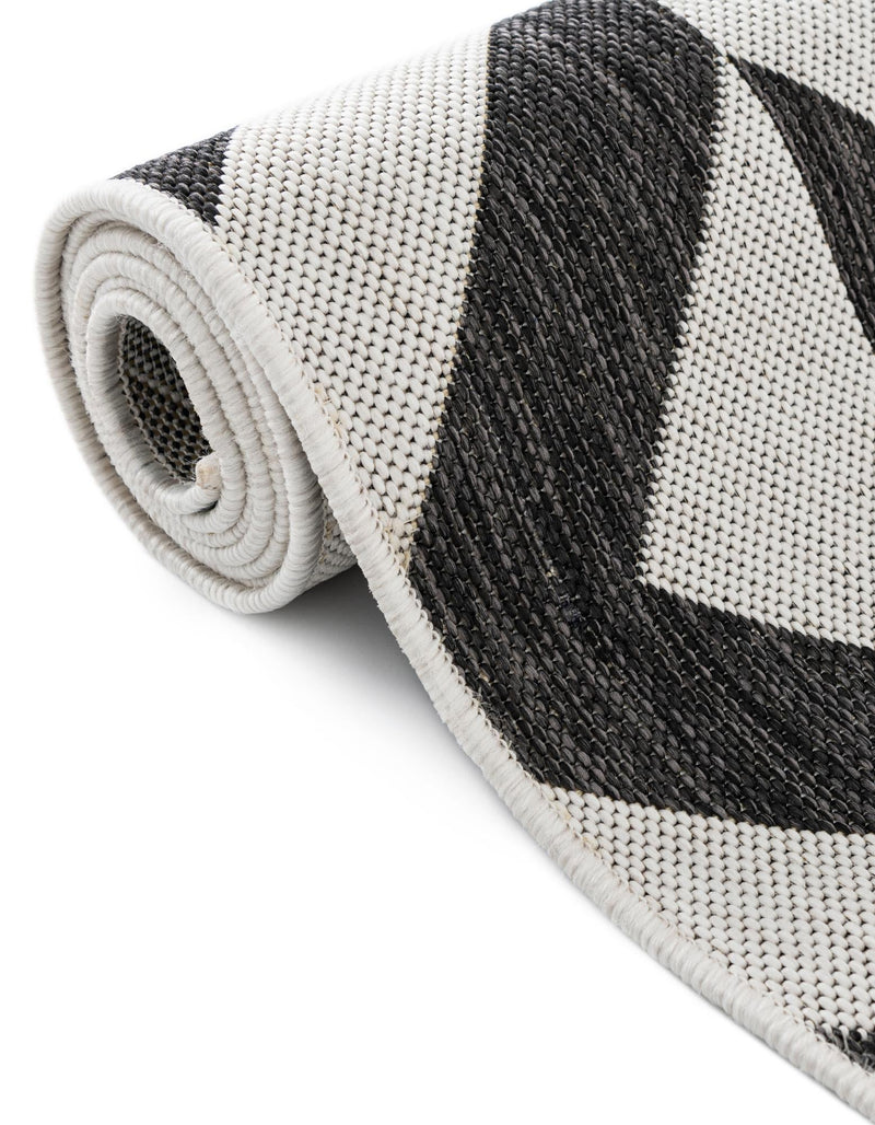 Urban Oasis Rugs Collection Area Rug - Highrise (Charcoal Gray) Octagon Charcoal Gray lifestyle 10