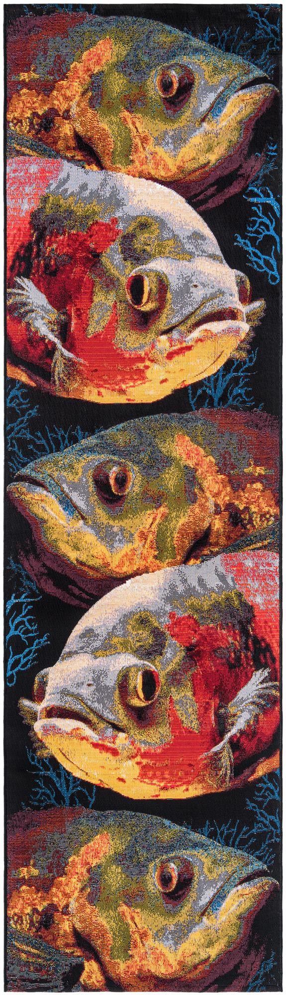 Seaside Haven Rugs Collection Area Rug - Harbor Runner Multi lifestyle 19