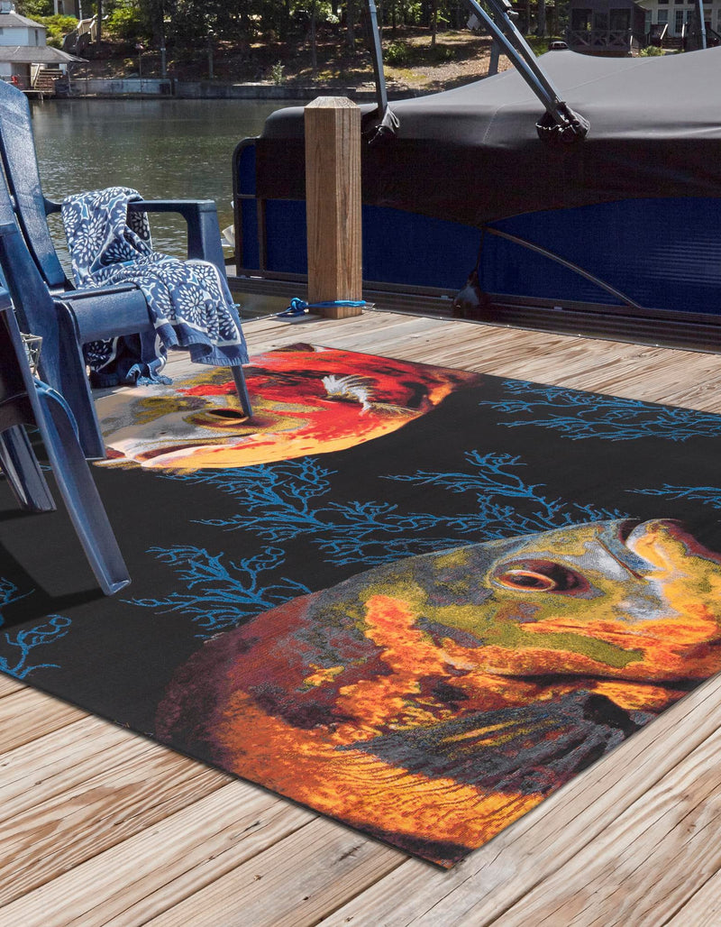Seaside Haven Rugs Collection Area Rug - Harbor Square Multi lifestyle 26