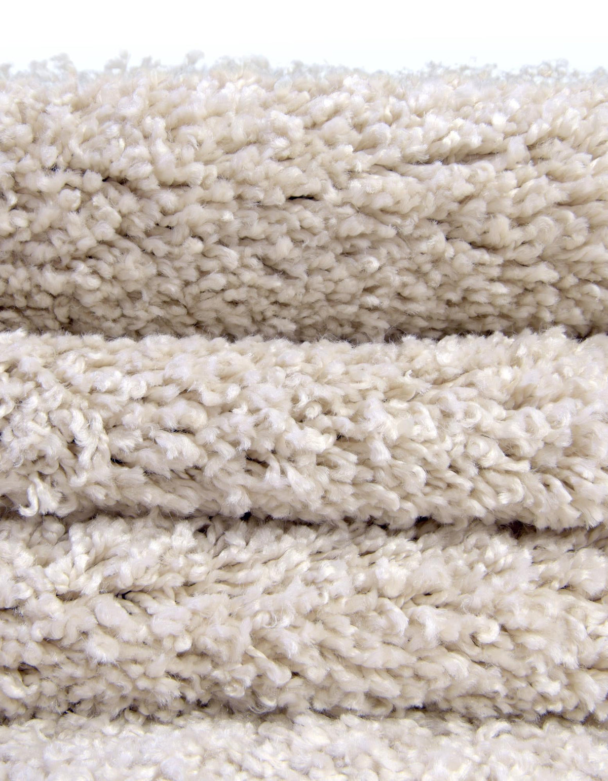 Cozy Comfort Shag Collection Area Rug - Haven (Oatmeal Beige) Oval Oatmeal Beige lifestyle 110
