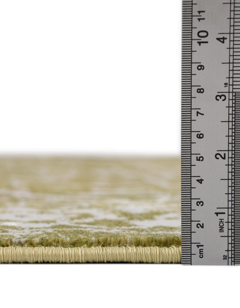 Rustic Charm Revival Collection Area Rug - Farmstead Square Light Green lifestyle 57