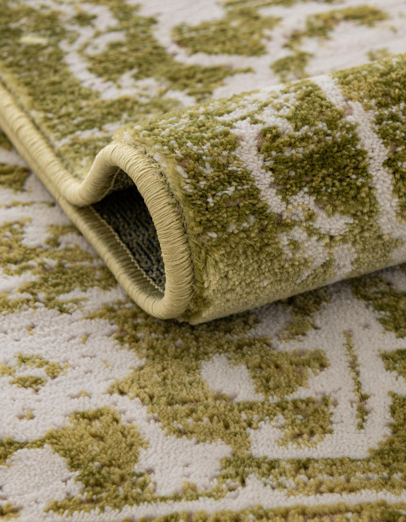 Rustic Charm Revival Collection Area Rug - Farmstead Square Light Green lifestyle 58
