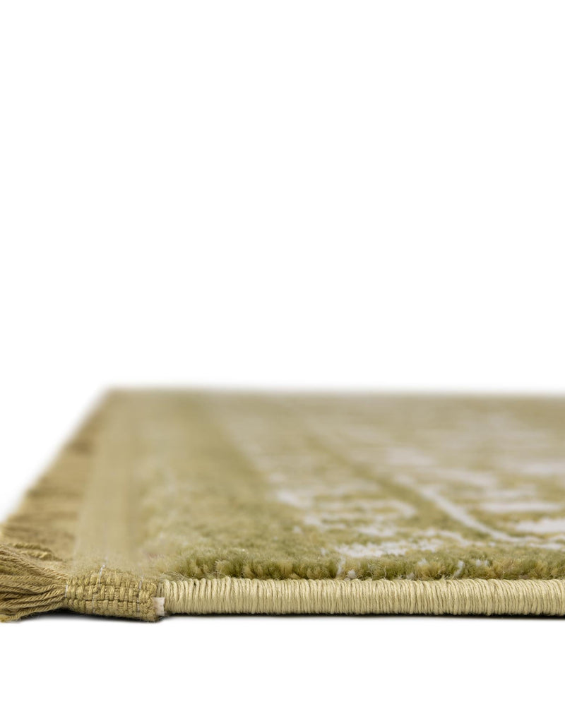 Rustic Charm Revival Collection Area Rug - Farmstead Square Light Green lifestyle 60