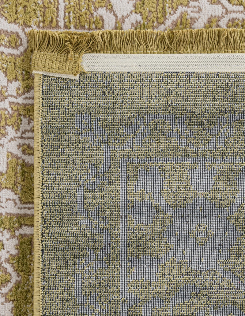 Rustic Charm Revival Collection Area Rug - Farmstead Square Light Green lifestyle 65