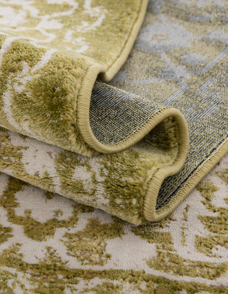 Rustic Charm Revival Collection Area Rug - Farmstead Square Light Green lifestyle 70