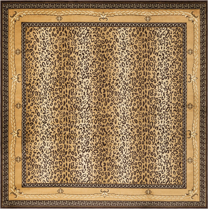 Savannah Sojourn Collection Area Rug - Limpopo Square Brown lifestyle 18