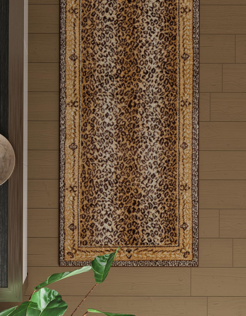 Savannah Sojourn Collection Area Rug - Limpopo Runner Brown lifestyle 25