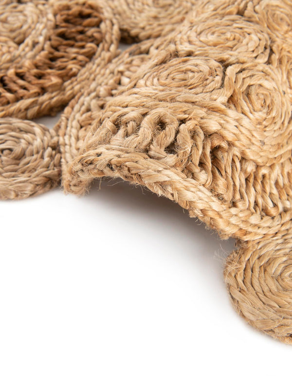 Woven Seaside Jute Collection Area Rug - Whittaker Rectangle Natural lifestyle 8