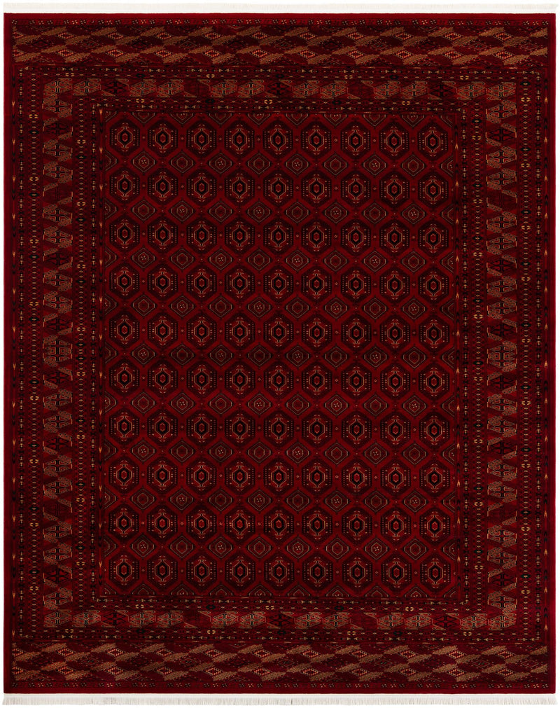 Sahara Collection Area Rug - Marrakesh Rectangle Red Main