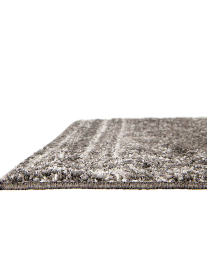 Dover Terrace Collection Area Rug - Lagoon (Dark Gray) Square Dark Gray lifestyle 7