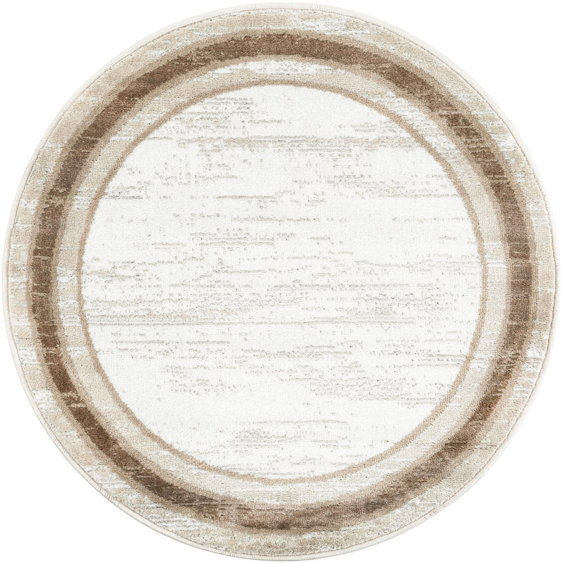 Coastal Haven Collection Area Rug - Mariner Round Ivory lifestyle 15